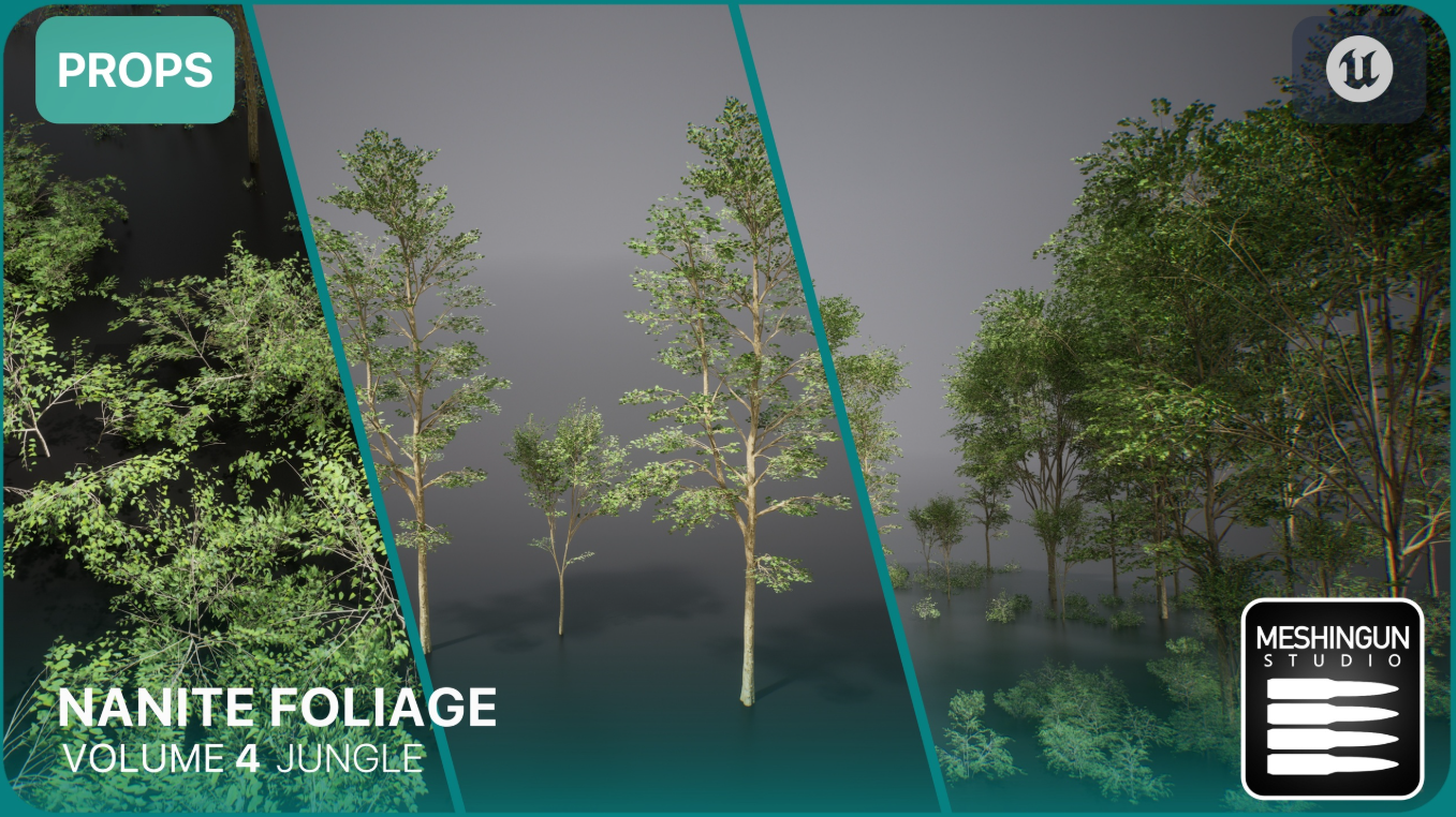 Nanite Foliage Vol4 Jungle | Unreal Monster