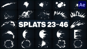 Dynamic Ink Splatter Motion Graphics