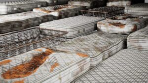 Pack of Old & Damaged Mattresses