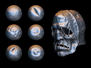 Metal Surfaces & Damages Brushes for Zbrush Part 2
