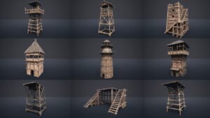 Medieval Watchtowers and Platforms - v1